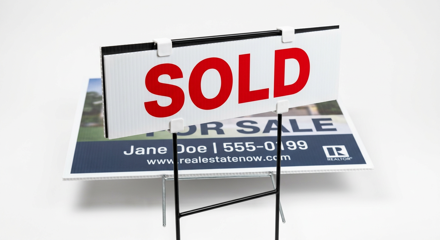 Rectangular Sign Rider Printing