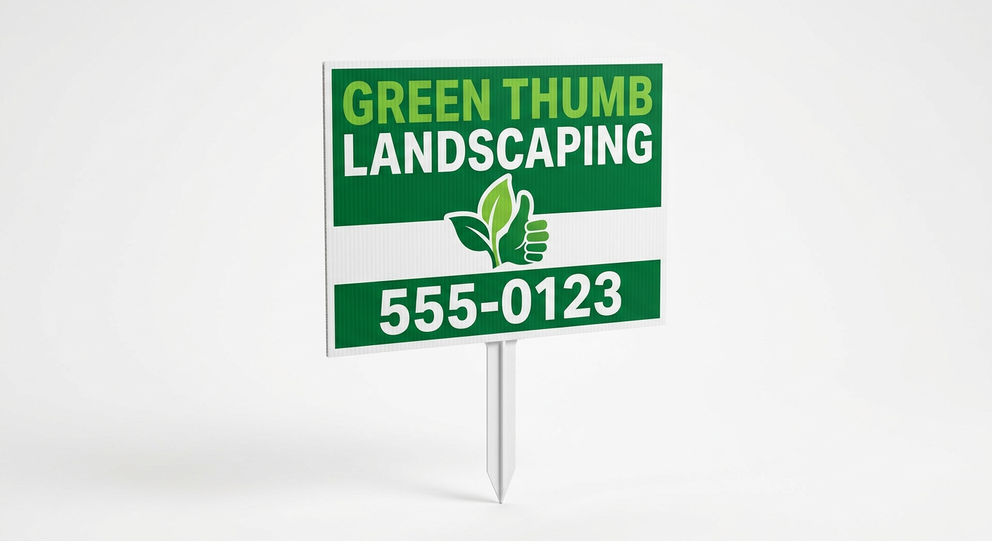 Turf Sign Printing
